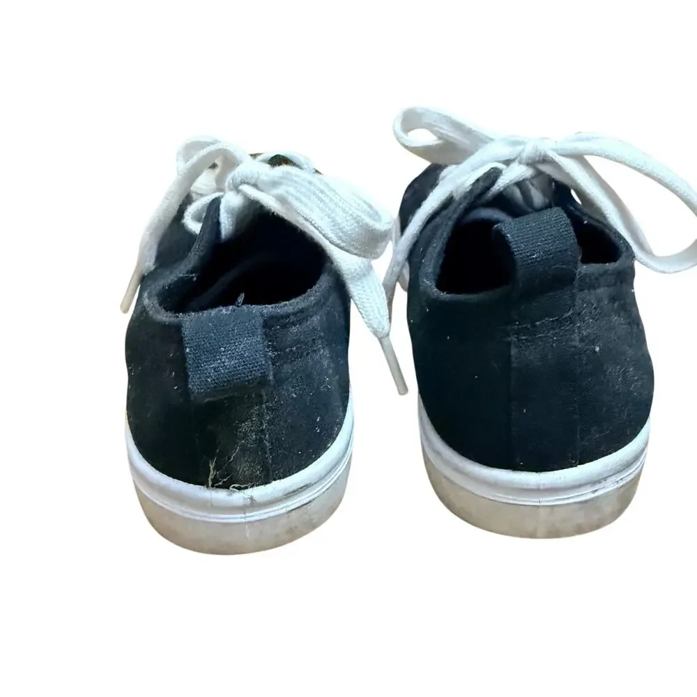 Fabkids Unisex Tennis Shoes Sneakers Lace Up Black White Size 13